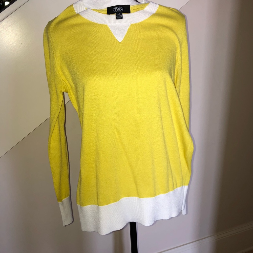 Yellow sweater